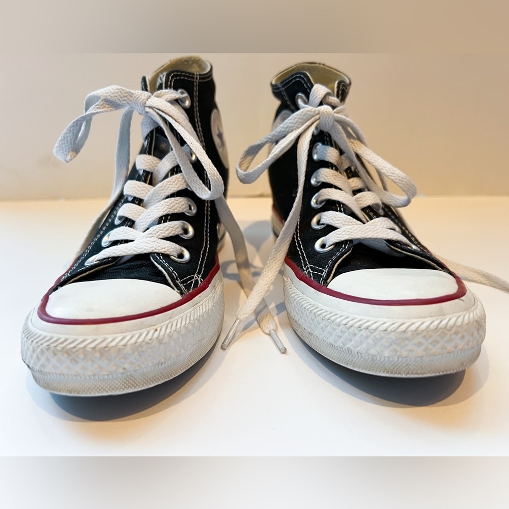 RARE Converse Lift Platform Chuck Taylor All Star High-top Sneakers Sz 5 - Black